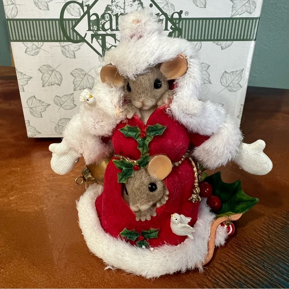 Charming Tails Mice THERE'S A LITTLE OF EACH OF US IN SANTA Ltd Ed 87/169